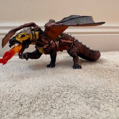 Dragon of Darkness Figure Fantasy World By Papo 2007 approx. 9'' Used Please see photos