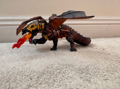 Dragon of Darkness Figure Fantasy World By Papo 2007 approx. 9'' Used Please see photos