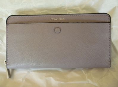 Calvin Klein 100% Genuine Leather Wallet Purse-multi Pocket Organiser-  Brand New
