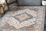 Vintage - Chic Area Rugs Living Room, Dining Room, Bedroom - Traditional , Oriental Boho Rug Style and Soft Medium Pile for Easy Care - Large 157x213 cm (FREE POSTAGE)