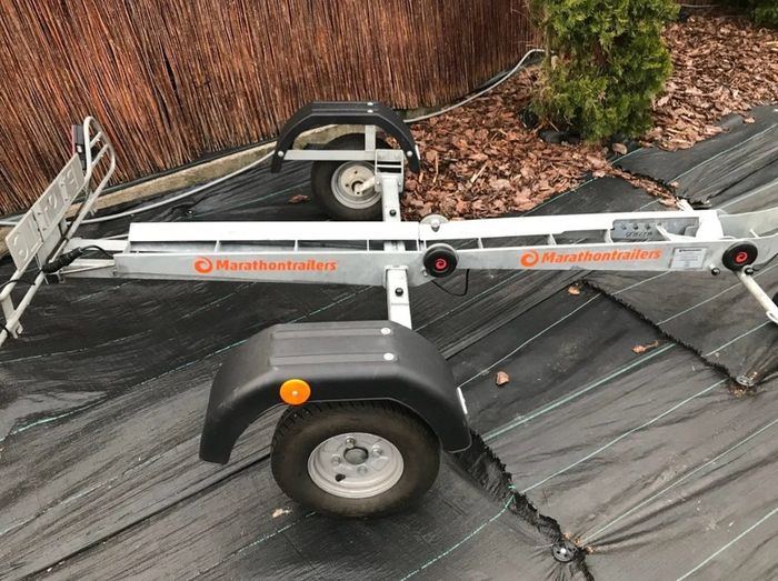 Motorcycle foldable trailer