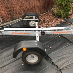 Motorcycle foldable trailer