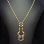 Boho Bohemian Hippe Tassel Gold Tone Long Necklace Image 4