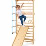 Swedish Ladder Wall Gym 5 in 1 Wooden Indoor Playground Climbing Toys Image 2