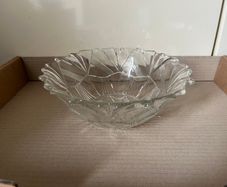 Retro Glass Fruit Bowl
