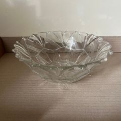 Retro Glass Fruit Bowl