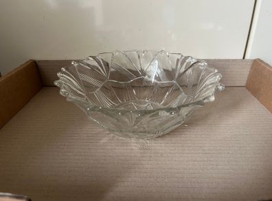 Retro Glass Fruit Bowl