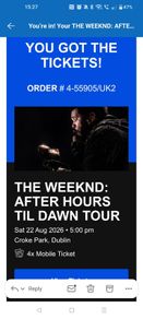 The Weekend Croke Park Sat 22nd August