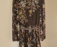Oasis black floral dress