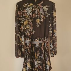 Oasis black floral dress