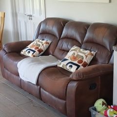 3 seater reclining sofa