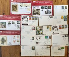 First day issue stamp collection in mint condition. 5 euros each. See pictures for details