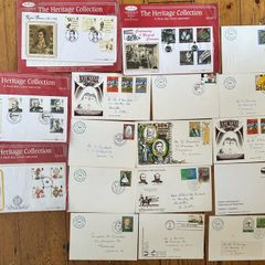 First day issue stamp collection in mint condition. 5 euros each. See pictures for details