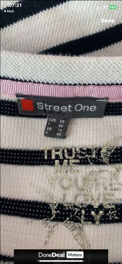 dress street one stripe stress size 12