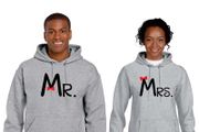 Mrs. Mr. Couple unisex Hoodies great wedding gift present