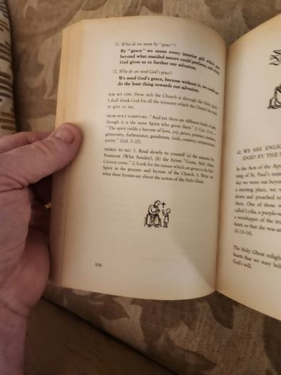 A Catholic Catechism. Popular Edition.  4th Edition 1959 Hardback Book In Good Condition. See Photos For Same.
