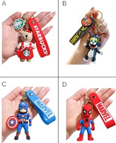 key ring starbucks, capitan america marvel