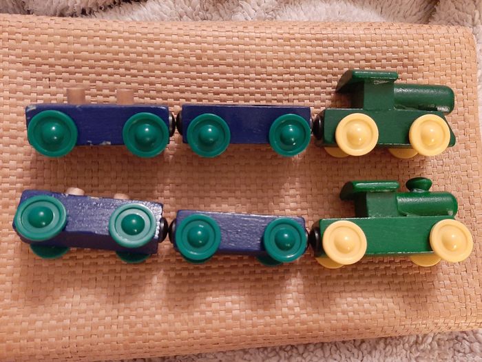 Brio type toy trains