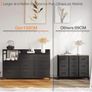Black Chest of Drawers Bedroom, Contains 2 USB & 2 AC Ports Sockets Image 4