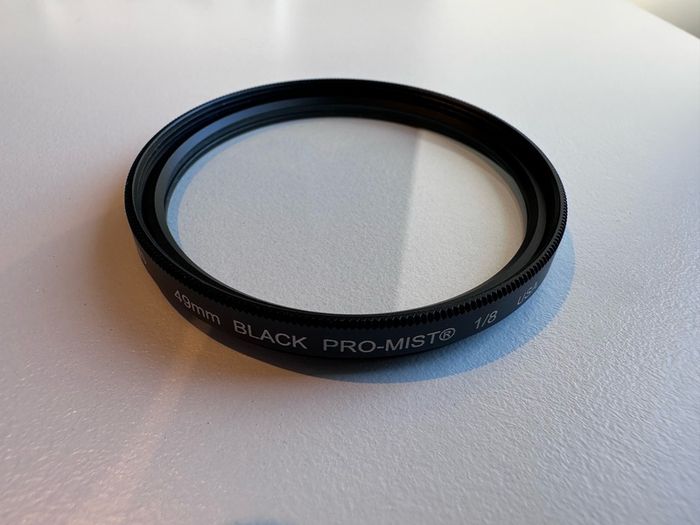 Tiffen 49mm Black Pro-Mist 1/8 Filter (like new)