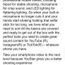New YouStar Content Creator Studio Kit, Lucan D22 Image 6