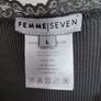 Femme Seven Grey Vest Top - Size 12 Image 4