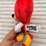 Sonic The Hedgehog Knuckles Plush Soft approx. 20 cm. Used Please see photos Image 8