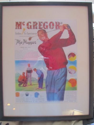 McGregor Vintage Golf Framed Ad/Picture