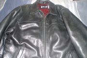 Schott NYC Black Leather Jacket XL