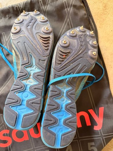 Spiked track shoes