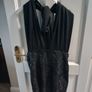 Size 10 Halterneck Dress black Image 3
