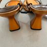 Zara metallic orange heels BNWT Image 3