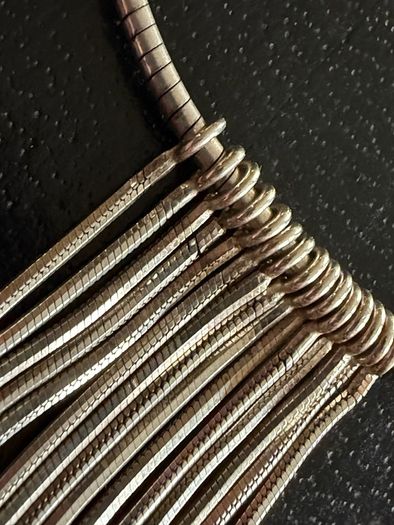 silver necklace