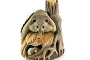 Wooden carving Hedgehog