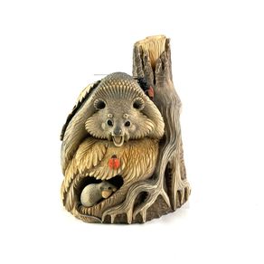 Wooden carving Hedgehog