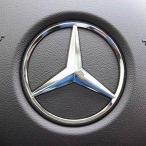 Mercedes Steering wheel emblem - FREE POST