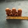 Small Vintage Three Wise Monkeys Resin Figurine Image 4