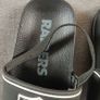 Toddler Black NFL Las Vegas Raiders Slider Sandals With Heel Strap Image 4