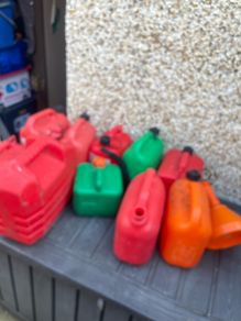 petrol containers