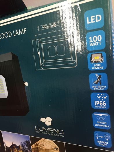 100W LED Flood Light Stealth
