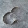 solid silver buckle bangle, full halmarks,Birmingham,35g Image 4