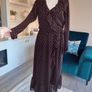 Michael Kors Polka Dot Georgette Wrap Dress - Size XS UK 6 / EU 34 Image 6