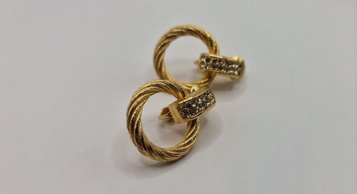 Christian Dior clip earrings
