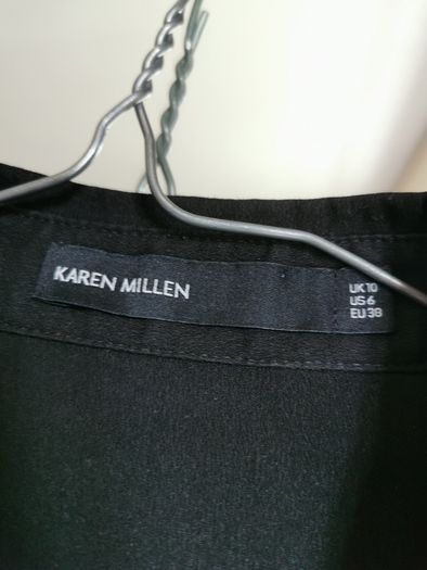 Karen millen silk blouse UK 10