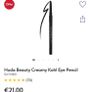 Huda Beauty Creamy Kohl Eye Pencil - Black Image 4