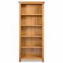5-Tier Bookcase 60x22.5x140 cm Solid Oak Wood Image 4