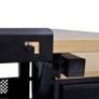 Three Drawers Tiltable Tabletop Drawing Table with Stool Image 4