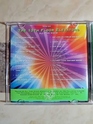 13th Floor Elevators CD - All Time Highs