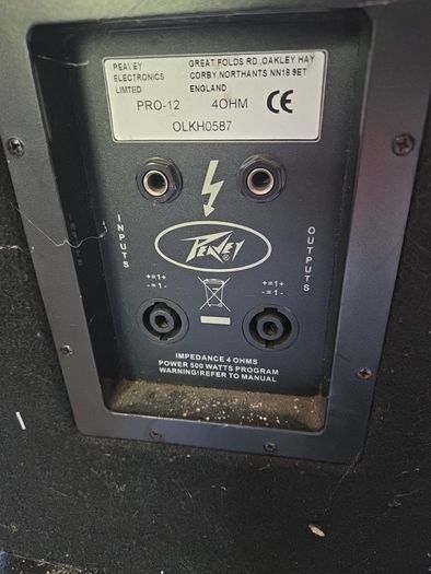 Peavey Pro Speaker Set and Poles