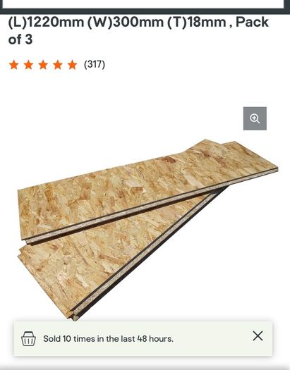 Loft Boarding - 15 OSB Boards & 60+ Loft Legs